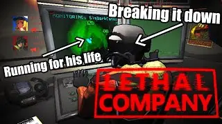Breaking it down while the teammate is surviving monsters - Lethal Company - Moments With The Boys