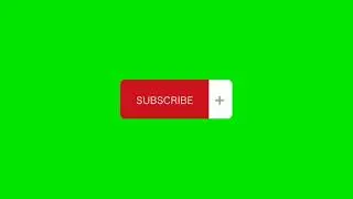 YOUTUBE SUBSCRIBE BUTTON GREEN SCREEN (FREE+FOR EDITS)