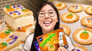 3 TikTok Pillsbury Halloween Cookie Dough HACKS 🍪 (Ice Cream Sandwich, 2-Layer Sugar Cookie)