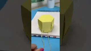 DIY hexagonal prism pull-up net. Easy stem project 