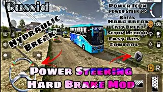 Bussid Hard Break Mod || Emergency Hydraulic Break Mod In Bussid - Easy Speed Control By Hand Brake