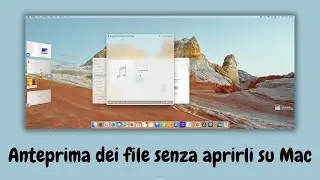 Anteprima file su Mac