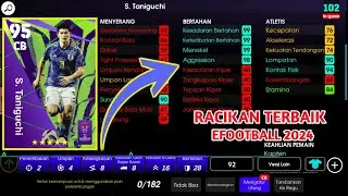 Racikan Terbaru S. Taniguchi Selection asian cup Max Level Rating Efootball Mobile 2024