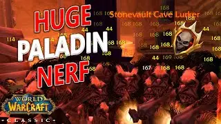 WoW Classic - HUGE TBC Beta Paladin Nerf for Prepatch AOE Farming!!