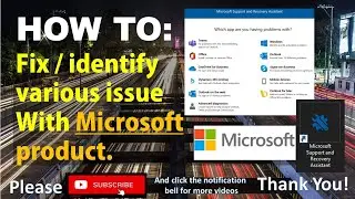 Fixing various issues with Microsoft products using 1 tool - Sara tool