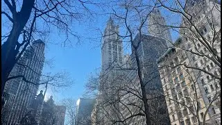 🔴 NYC Live: Lower Manhattan / Highline Park 🥶  1/2/24