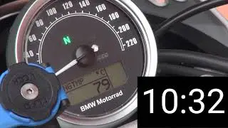 Engine temperature cold start BMW R9T idling