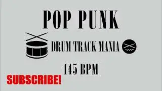 Pop Punk 145 BPM Drum Backing Track
