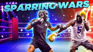 SPARRING WAR AT LG BOXING GYM !!