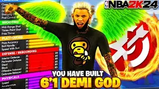 *NEW* BEST POINT GUARD BUILD IN NBA 2K24 CURRENT GEN + BEST BADGES! Best shooting PG build NBA 2K24