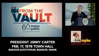 Jimmy Carter 1978 Bangor, Maine Town Hall Meeting