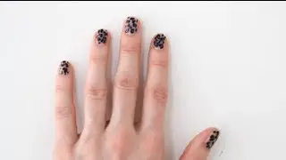 DIY Nail Art Tutorial: Leopard Print