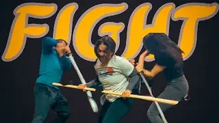 VLOGMAS DAY 14- Fight training day, stunts and wirework