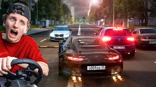 ШАШКИ по РЕАЛИСТИЧНОЙ МОСКВЕ в БИМКЕ !!!  | BeamNG.drive