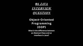 Java Interview Question #16: Difference between Abstract Class and Interface in Java | Logic Ladder