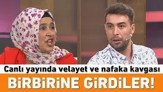 Canlı yayında birbirine girdiler! Eski eş ile yeni eş arasında velayet ve nafaka kavgası