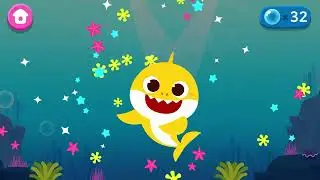 Eğlenceli baby shark oyun izleme balon patlatma
