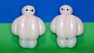 One balloon Baymax - twisting tutorial (Subtitles)