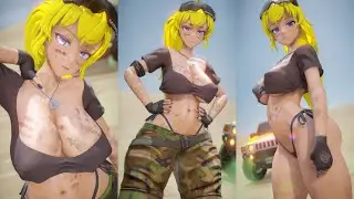 【MMD RWBY】 Whiplash - Yang