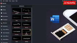 How to animate image in Camtasia