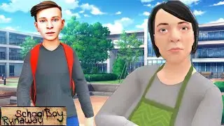 ПЫТАЮСЬ СБЕЖАТЬ ОТ ЗЛЫХ РОДИТЕЛЕЙ В СКУЛБОЙ РАНЕВЕЙ  schoolboy runaway