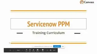 Servicenow PPM Demo | Servicenow Project Portifolio Management Webinar | IT Canvass