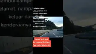 Hilux terbalik menuju ke KL !