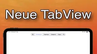 Neue TabView in SwiftUI - WWDC24 - Deutsch