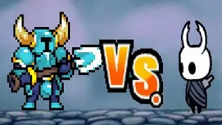Hollow Knight vs Shovel Knight - Full Fight!