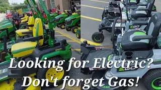 John Deere Z530M is priced right with Electric Zero Turns EGO and Greenworks
