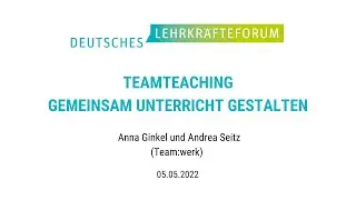 Wie funktioniert Teamteaching? | Webinar für Lehrkräfte