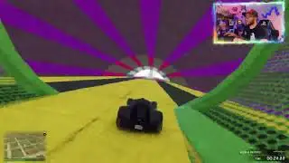 Rainbow land Parkour Online Map Mods In GTA5 تحدى ارض قوز قزح فى قراند 5