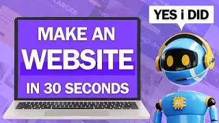 How To Make a Website Using AI In 30 Seconds | Free Tools Guide 🌐