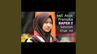 Adek Berjilbab Coklat (Versi Pramuka)