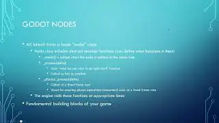 Intro to the Godot Engine: Scenes and Nodes