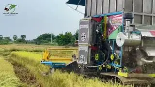 advanced combine for harvesting rice plants