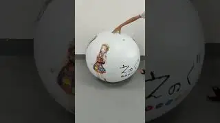 Customized inflatable anime beach ball