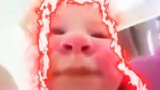 Baby Eating Camera Meme but the audio sounds strange