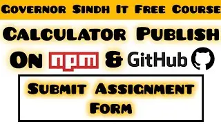 Publish Calculator on Github and NPM | Npx command | Typescript Learning | Governor's IT Initiative