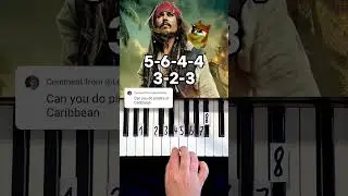Hes a Pirate Piano Tutorial 