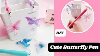 DIY Cute Homemade Pen / DIY Pen  Decoration idea / easy paper crafts / DIY Cute pen / School supply