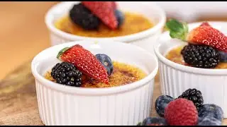 Crème brûlée a Delimano Mediterraneo tepsiben