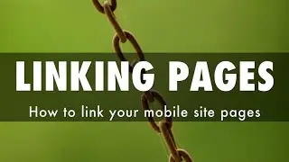 How to link pages together on a mobile site