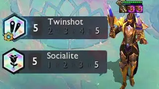 5 Twinshot 5 Socialite Lucian | 3 Star | TFT Set 6.5