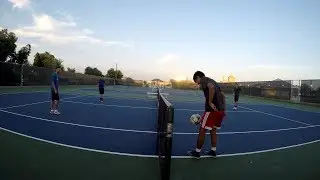 SOCCER TENNIS WITH THE BOYS!