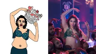 Aaj Ki Raat Full Video Song | Stree 2 Song | Tamannaah Bhatia | Drawing meme | Funny video 🤣