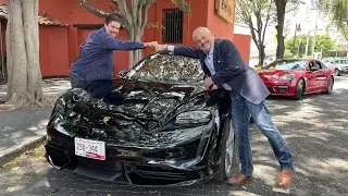 ¿Qué crees que hay abajo del cofre de un Porsche Taycan Turbo?