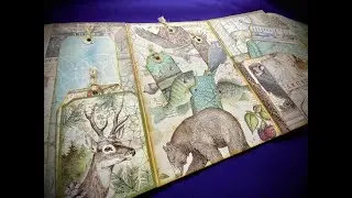 Stamperia Forest One year - Episode 4 Finishing the Journal