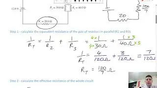 Complex Circuits with BOTH Parallel and Series Resistors (Physics)