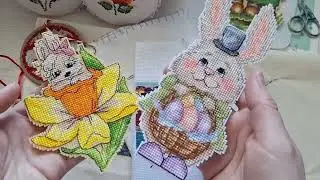 Вышивка крестом. Финиши и процессы. Май 2024